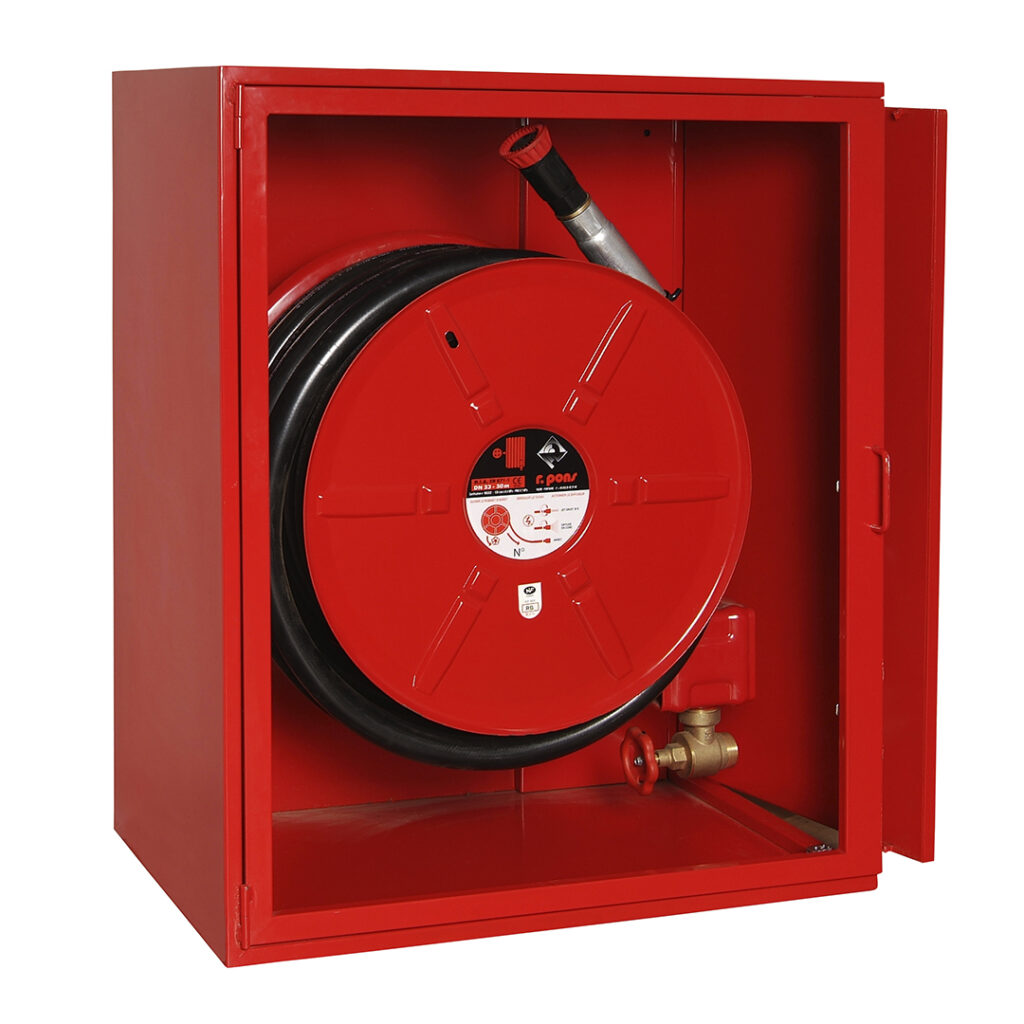 Gabinete con carrete Red Húmeda