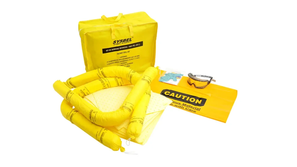 Kit contencion derrame hazmat 35 litros